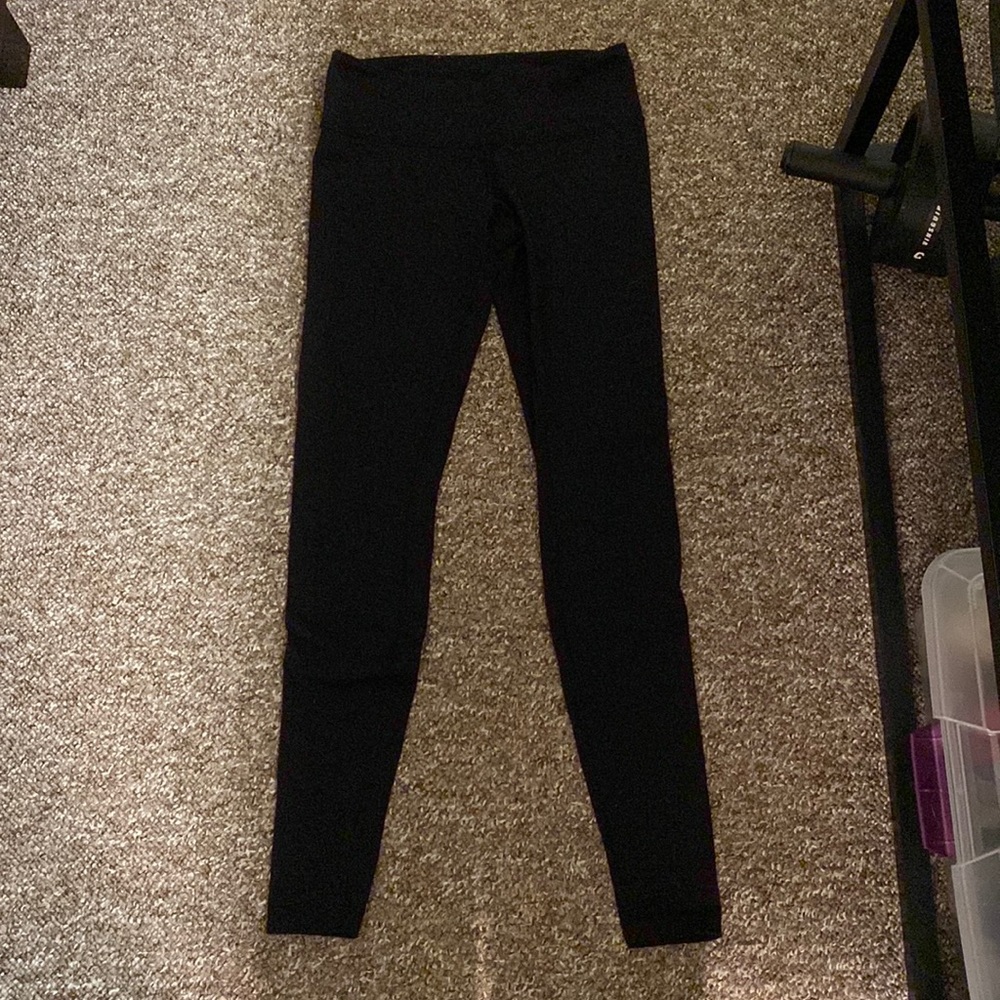 Lululemon leggings - mid rise waist